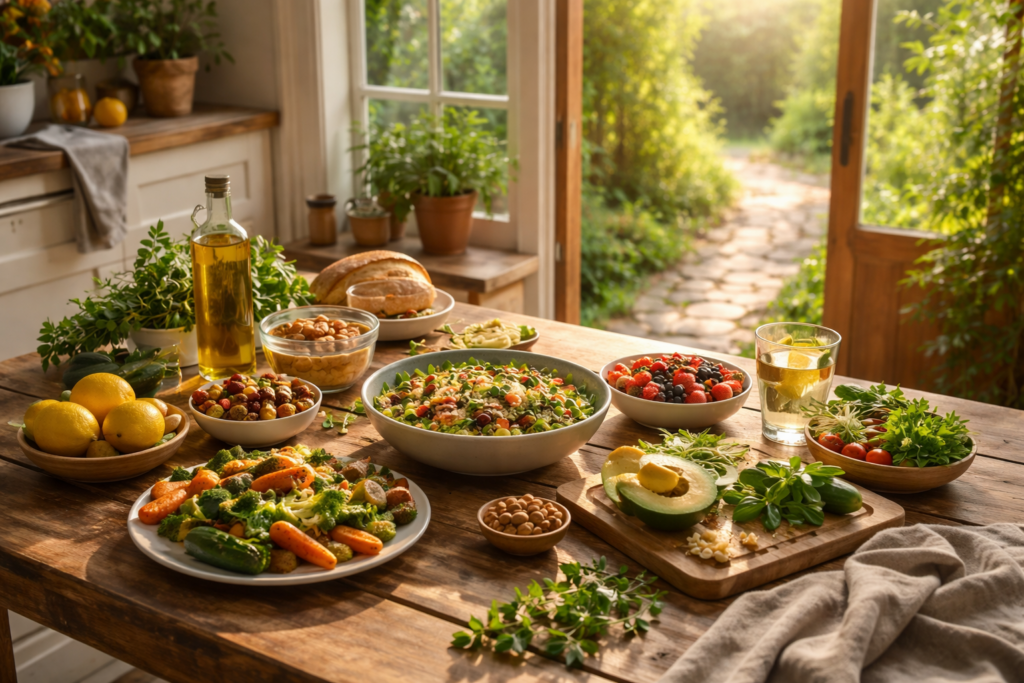 Natural joyful healthy eating